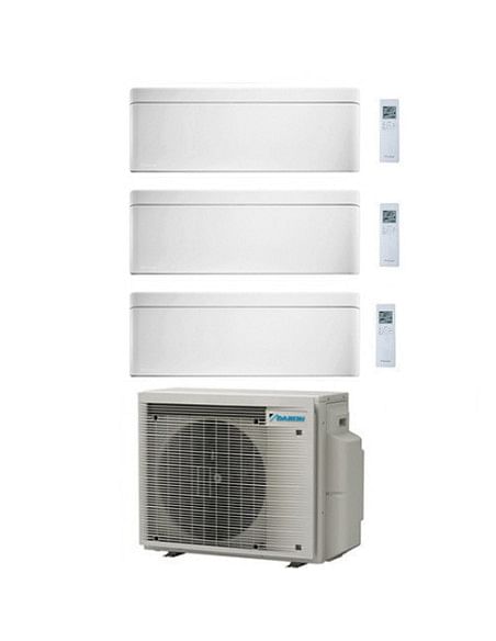 Climatizzatore GARANZIA ITALIA Daikin Stylish Bianco WiFi Trial Split Inverter 7000 + 12000 + 15000 BTU con U.E. 3MXM68A9 Cla...