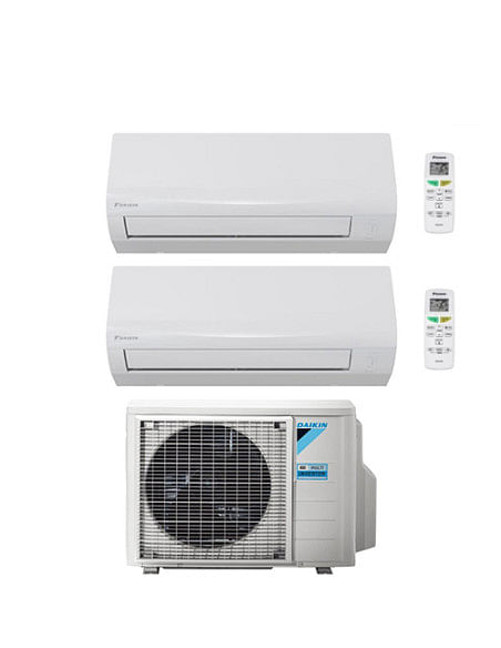 Climatizzatore GARANZIA ITALIA Daikin SENSIRA Wifi opzionale Dual Split 7000 + 7000 BTU con U.E. 2MXF40A Classe A++/A+ - Clim...
