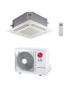 Climatizzatore Condizionatore LG Cassetta 4 vie Standard Inverter R32 12000 BTU CT12F classe A++/A+ con TELECOMANDO PWLSSB21H...