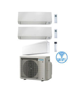 Climatizzatore GARANZIA ITALIA Daikin Perfera All Seasons + Emura Wifi Trial Split Inverter 9000 + 9000 + 12000 BTU con U.E. ...