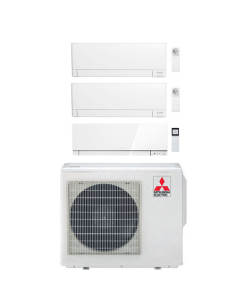Climatizzatore Condizionatore Mitsubishi MSZ-AY più Kirigamine Zen Bianco Wifi R32 Trial Split Inverter 9000 + 9000 + 18000 B... 2