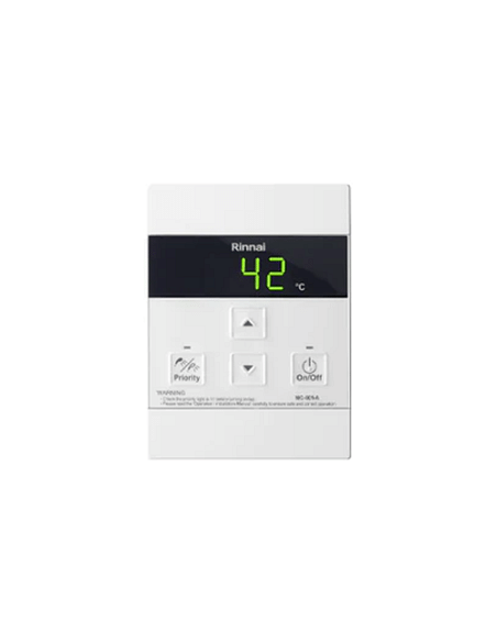 Scaldacqua Scaldabagno murale a gas metano Rinnai Infinity Enjin 20e Esterno flusso forzato per installazioni esterne + Coman...