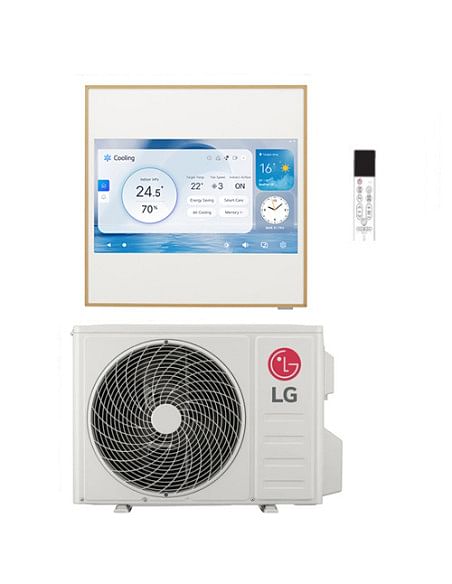 Climatizzatore Condizionatore LG Artcool Gallery LCD Wifi 9000 BTU A09GA2 INVERTER NOVITÁ 2024 classe A++/A+ - Climaway