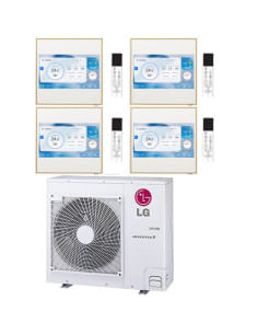 Climatizzatore Condizionatore LG Artcool Gallery LCD R32 Quadri Split Inverter 9000 + 9000 + 9000 + 12000 BTU con U.E. MU5R30... 2