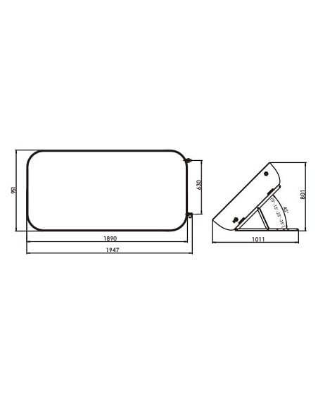 Solare Termico - Sistema solare compatto All in One Premium 200 LT SMA 410-10-20000 ACCUMULO INTEGRATO con valvola antivuoto ...