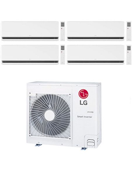 Climatizzatore Condizionatore LG Dualcool Premium R32 Wifi Quadri Split Dual Inverter 9000 + 9000 + 9000 + 9000 BTU con U.E. ...