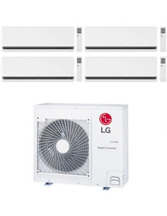 Climatizzatore Condizionatore LG Dualcool Premium R32 Wifi Quadri Split Dual Inverter 9000 + 9000 + 9000 + 12000 BTU con U.E.... 2