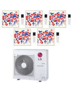Climatizzatore Condizionatore LG Artcool Gallery PHOTO R32 Penta Split Inverter 9000 + 9000 + 9000 + 9000 + 9000 BTU con U.E.... 2