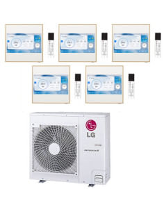 Climatizzatore Condizionatore LG Artcool Gallery LCD R32 Penta Split Inverter 9000 + 9000 + 9000 + 9000 + 9000 BTU con U.E. M... 2