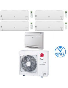 Climatizzatore Condizionatore LG Libero Smart + Console R32 Wifi Penta Split Dual Inverter 9000 + 9000 + 9000 + 9000 + 12000 ...