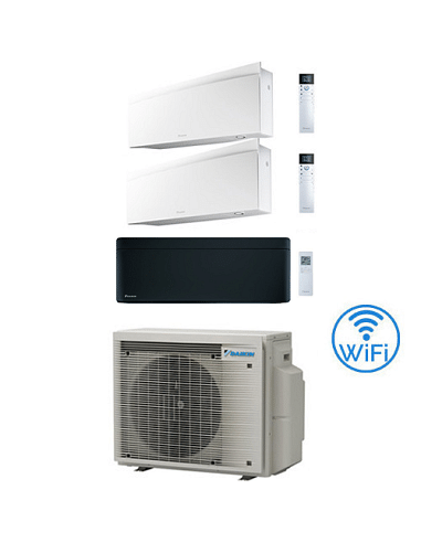 Climatizzatore GARANZIA ITALIA Daikin EMURA più Stylish Trial Split Inverter 7000 + 9000 + 12000 BTU con U.E. 3MXM52A9 Classe...