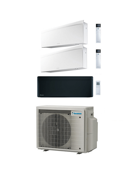 Climatizzatore GARANZIA ITALIA Daikin EMURA più Stylish Trial Split Inverter 7000 + 9000 + 12000 BTU con U.E. 3MXM52A9 Classe...