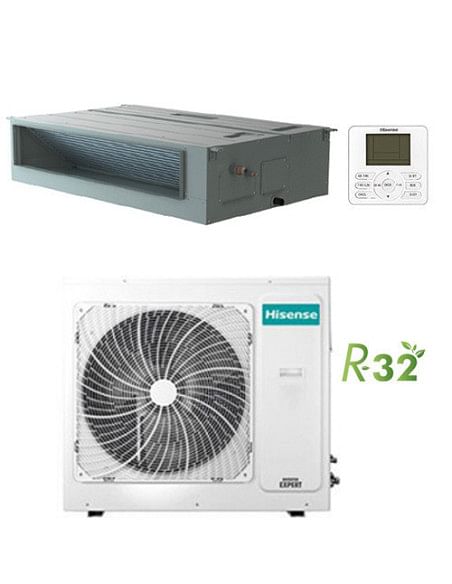 Climatizzatore Condizionatore Hisense Canalizzabile R32 36000 BTU MONOFASE AUD105UX4REH8 INVERTER Classe A++/A+ - Climaway