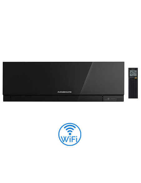 Climatizzatore Condizionatore Mitsubishi Kirigamine Zen Wifi Nero e Bianco Dual Split Inverter 7000 + 12000 BTU con U.E. MXZ-...