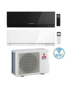 Climatizzatore Condizionatore Mitsubishi Kirigamine Zen Wifi Nero e Bianco Dual Split Inverter 7000 + 12000 BTU con U.E. MXZ-...