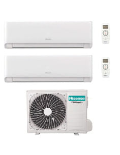 Climatizzatore Condizionatore Inverter Hisense Energy Ultra Ecosense Wifi R32 Dual Split 7000 + 9000 BTU con U.E. 2AMW35U4RGC... 2