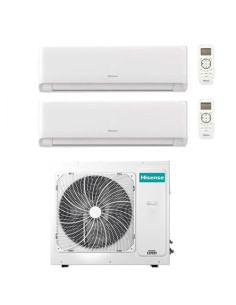 Climatizzatore Condizionatore Inverter Hisense Energy Ultra Ecosense Wifi R32 Dual Split 9000 + 18000 BTU con U.E. 3AMW72U4RJ... 2
