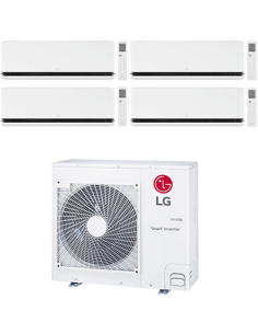Climatizzatore Condizionatore LG Dualcool Deluxe R32 Wifi Quadri Split Dual Inverter 9000 + 9000 + 9000 + 9000 BTU con U.E. M... 2