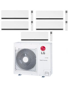 Climatizzatore Condizionatore LG Dualcool Deluxe R32 Wifi Penta Split Dual Inverter 9000 + 9000 + 9000 + 9000 + 9000 BTU con ... 2