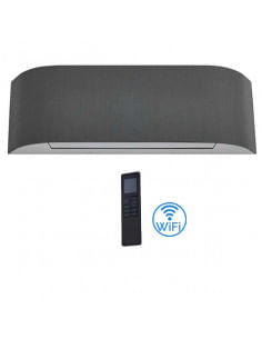 Climatizzatore Condizionatore Toshiba Unità Interna Bianca con tessuto grigio chiaro e grigio scuro inclusi a parete serie Ha...