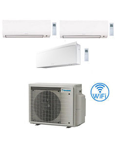 Climatizzatore GARANZIA ITALIA Daikin Comfora + Emura WIFI INCLUSO Trial Split Inverter 9000 + 9000 + 12000 BTU con U.E. 3MXM...
