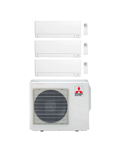 Climatizzatore Condizionatore Mitsubishi MSZ-AY Wifi R32 Trial Split Inverter 7000 + 7000 + 9000 BTU con U.E. MXZ-3F54VF Clas... 2