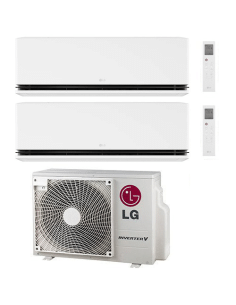 Climatizzatore Condizionatore LG Dualcool Deluxe R32 Wifi Dual Split Dual Inverter 12000 + 12000 BTU con U.E. MU3R19 NOVITÁ C... 2
