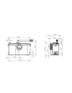 SFA SANIBEST PRO wc - doccia - lavabo - bidet - Climaway 2