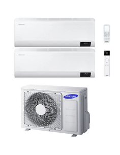 Climatizzatore Condizionatore Samsung CEBU + WindFree Elite R32 Wifi Dual Split Inverter 9000 + 12000 BTU con U.E. AJ040TXJ2K... 2