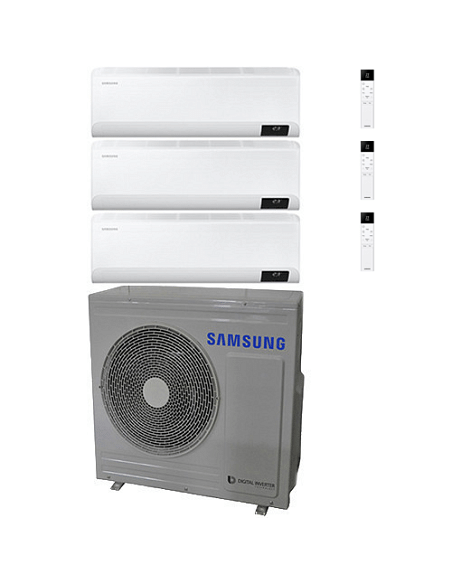 Climatizzatore Condizionatore Samsung Windfree Elite R32 Wifi Trial Split Inverter 12000 + 12000 + 12000 BTU con U.E. AJ068TX...