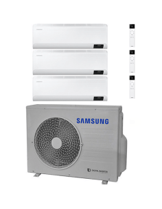 Climatizzatore Condizionatore Samsung Windfree Elite R32 Wifi Trial Split Inverter 7000 + 9000 + 12000 BTU con U.E. AJ052TXJ3... 2
