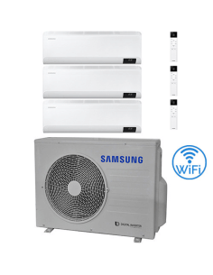 Climatizzatore Condizionatore Samsung Windfree Elite R32 Wifi Trial Split Inverter 9000 + 9000 + 9000 BTU con U.E. AJ052TXJ3K...