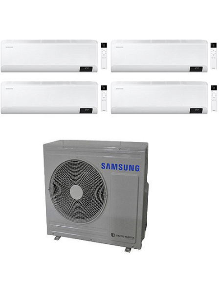 Climatizzatore Condizionatore Samsung Windfree Elite R32 Wifi Quadri Split Inverter 9000 + 9000 + 12000 + 12000 BTU con U.E. ...