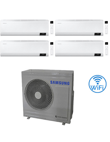 Climatizzatore Condizionatore Samsung Windfree Elite R32 Wifi Quadri Split Inverter 9000 + 9000 + 12000 + 12000 BTU con U.E. ...