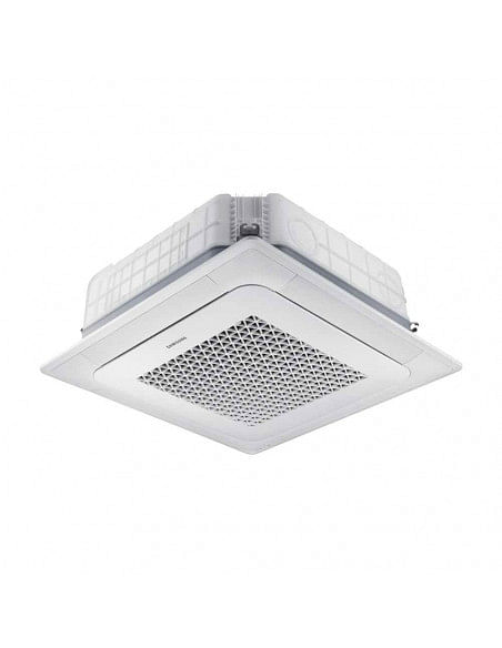 Climatizzatore Condizionatore Inverter Dual Split R32 Samsung Mini Cassetta 4 Vie Windfree 18000 + 18000 BTU con U.E. AJ080TX...
