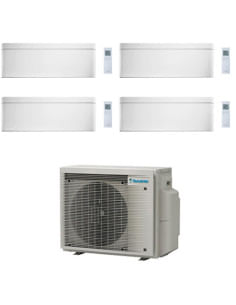 Climatizzatore GARANZIA ITALIA Daikin Stylish Bianco WiFi Quadri Split Inverter 9000 + 9000 + 9000 + 9000 BTU con U.E. 4MXM80... 2