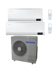 Climatizzatore Condizionatore Samsung CEBU R32 Wifi Dual Split Inverter 18000 + 18000 BTU con U.E. AJ068TXJ3KG/EU NOVITÁ Clas... 2