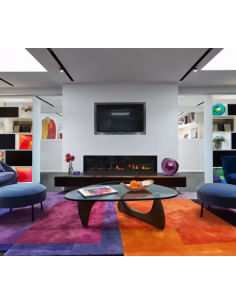Camino a gas Luxury British Fires Serie Linea 150 CON TELECOMANDO SYMAX MULTIFUNZIONE, ECO MODE - Climaway 2