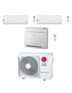 Climatizzatore Condizionatore LG Libero Smart più Console R32 Wifi Trial Split Dual Inverter 9000 + 12000 + 12000 BTU con U.E...