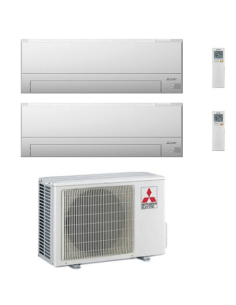 Climatizzatore Condizionatore Mitsubishi MSZ-BT Wifi R32 Dual Split Inverter 9000 + 18000 BTU con U.E. MXZ-2F53VF NOVITÁ Clas... 2