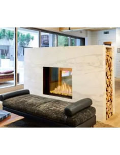 Camino a gas Luxury British Fires Serie Linea 40 TUNNEL CON TELECOMANDO SYMAX MULTIFUNZIONE, ECO MODE - Climaway 2