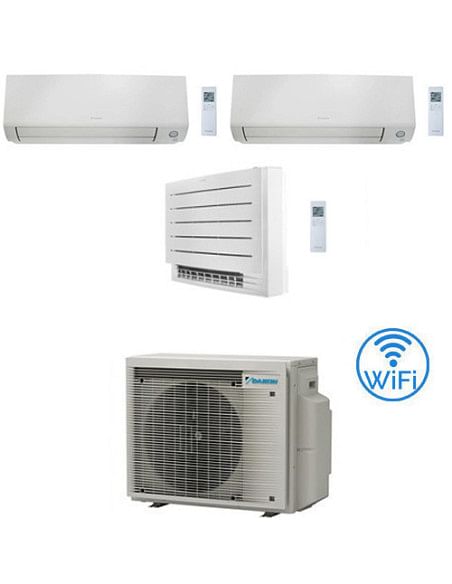Climatizzatore GARANZIA ITALIA Daikin Perfera All Seasons + Console Wifi Trial Split Inverter 9000 + 12000 + 12000 BTU con U....