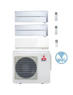 Climatizzatore Condizionatore Mitsubishi Kirigamine Style Bianco più Kirigamine Zen Bianco Trial Split R32 Inverter 9000 + 90...