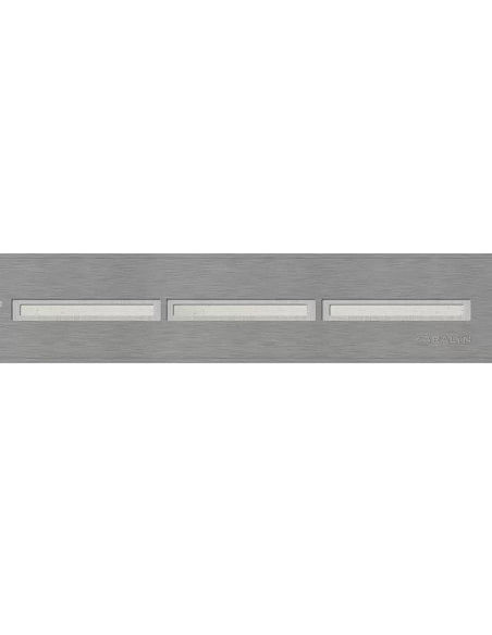 Bruciatore Bioetanolo Manuale British Fires Serie 8014L NERO CON BORDO 80X14 INCASSO - Climaway