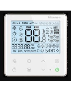 Comando a filo compatto 86x86 - Gestione fino a 6 unità interne per sistemi mini VRF - Climaway