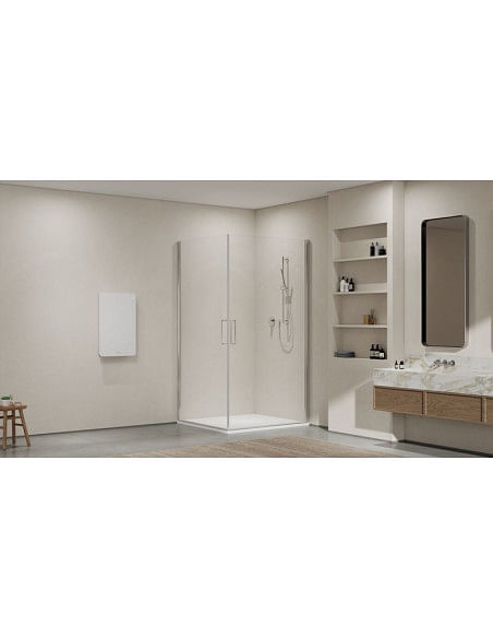 Ventilconvettore radiantore da arredo Ideal Clima Fan Coil Yoga 250 Dc Inverter Bianco TYG02D *WIFI Opzionale Pot. Frig. Max ...