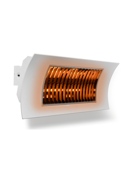 Riscaldamento decorativo da esterno Radialight OASI lampada riscaldante infrarossi 1000-2000 W colorazione bianca SQBAL201 - ...