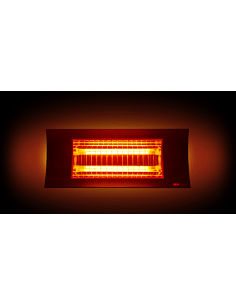 Riscaldamento decorativo da esterno Radialight OASI lampada riscaldante infrarossi 1000-2000 W colorazione nera SQBAL001 - Cl... 2