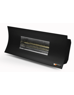 Riscaldamento decorativo da esterno Radialight OASI HT lampada riscaldante infrarossi 2000 W colorazione nera SQBAL003 per am... 2