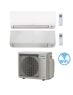 Climatizzatore GARANZIA ITALIA Daikin Comfora WIFI INCLUSO + Perfera All Seasons Wifi Dual Split Inverter 7000 + 9000 BTU con...